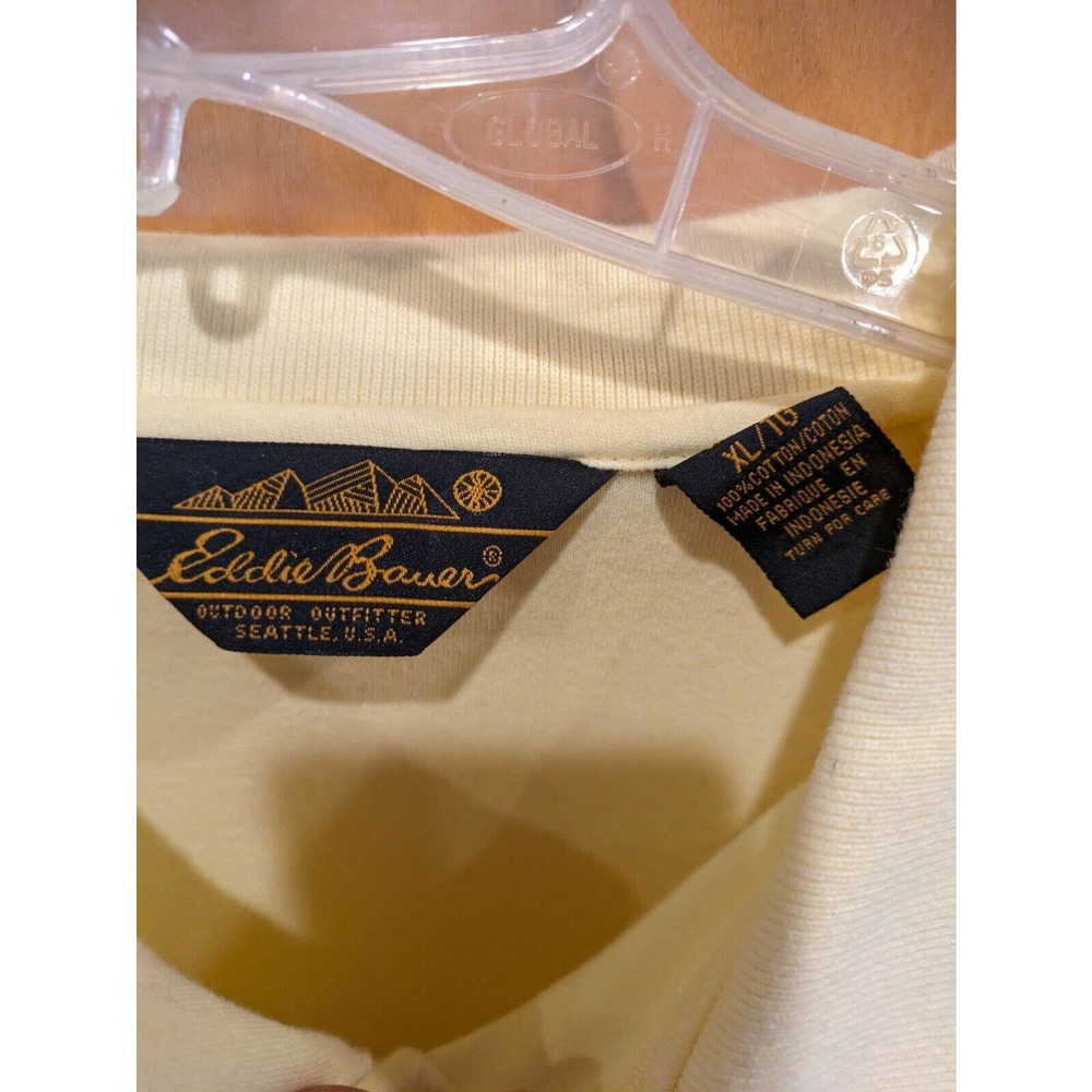 Eddie Bauer Mens Polo Shirt Long Sleeves Size XL - Picture 3 of 3